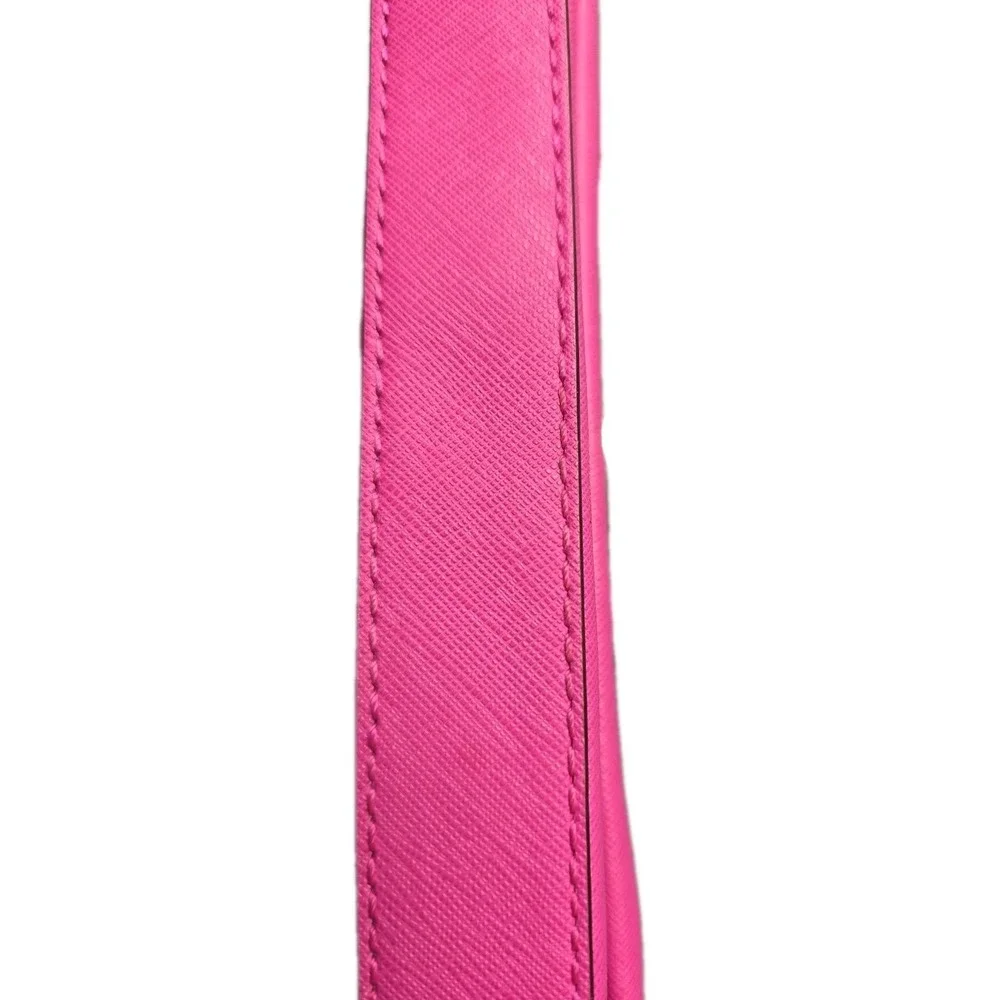 Kate Spade Newbury Lane Sally Crossbody Bag Hot Pink Saffiano Leather EUC!